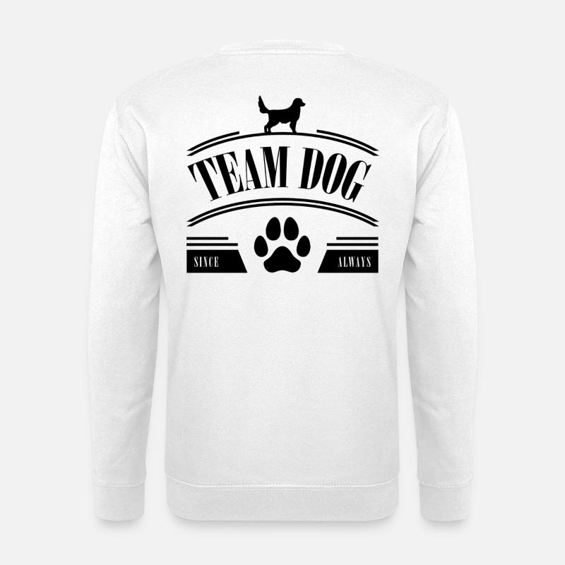 Team Hund - Unisex Pullover - Weiß