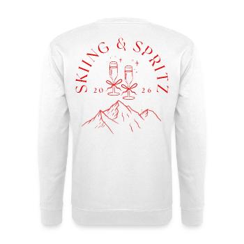 Après Ski Holiday Girlstrip Skiing Gift - Unisex Sweatshirt - white - Back