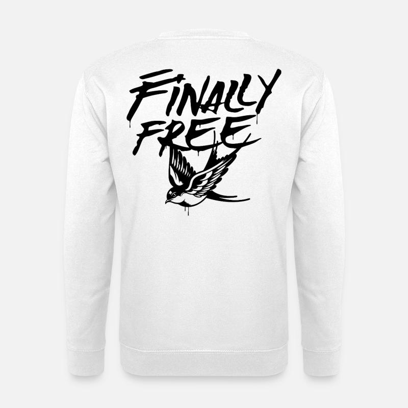 Finally Free - Unisex Pullover - Weiß