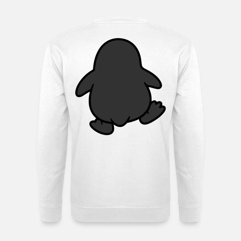 Penguin Waddle Walk - Unisex Sweatshirt - white