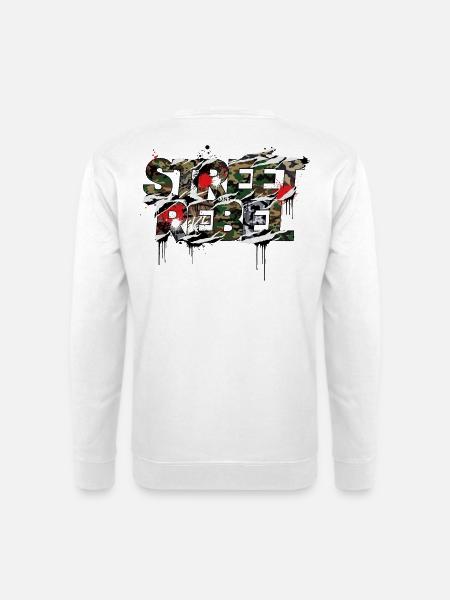 Street Rebel Tuning Scene Design - Unisex Sweatshirt - white