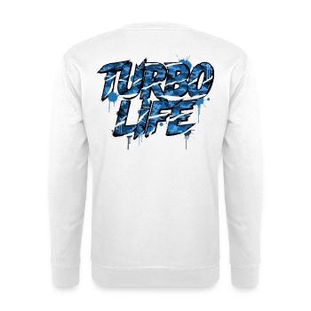 Turbo Life Camo Street Tuning Style - Unisex Pullover - Weiß - Hinten