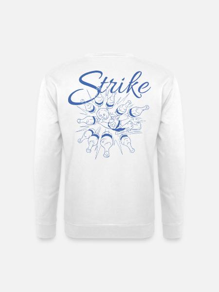 De Flintstones Strike Bowling Met Fred - Uniseks sweater - wit