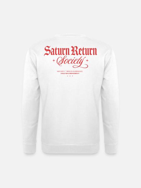 Saturn Return Society - Unisex Pullover - Weiß