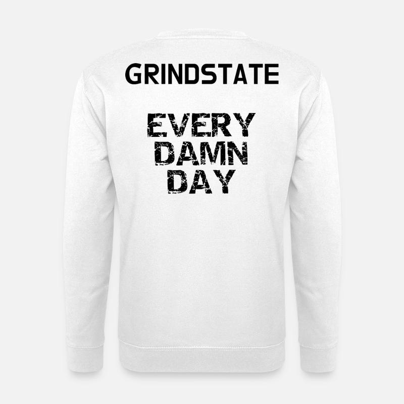 GRINDSTATE - Unisex Pullover - Weiß