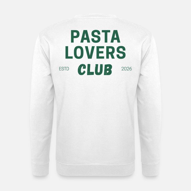 Pasta Lovers Club - Unisex Pullover - Weiß