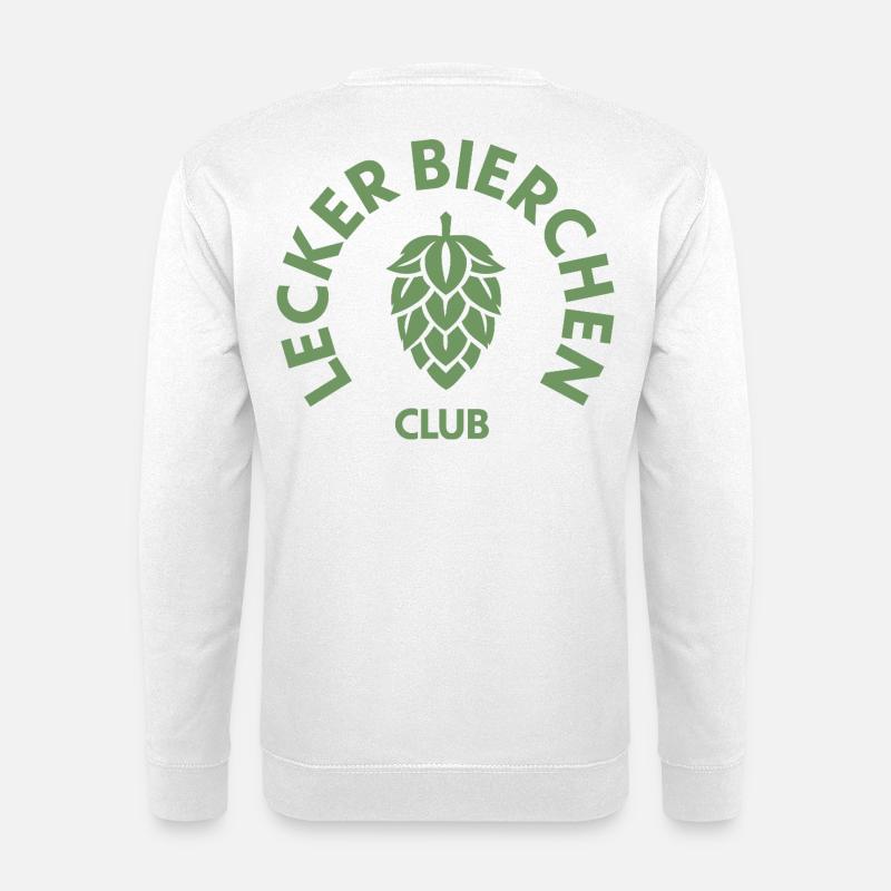 Lecker Bier - Unisex Pullover - Weiß