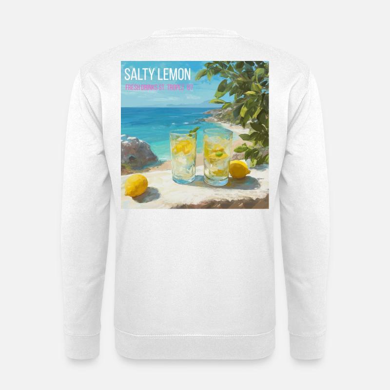 Salty Lemon Beach Magic 87 - Unisex Sweatshirt - white