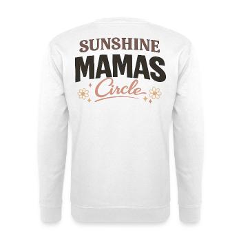 Cercle de maman Ensoleillé Maman Amitié Amour - Sweat-shirt Unisexe - blanc - Dos