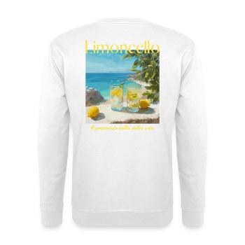 Limonecello am Strand - Unisex Pullover - Weiß - Hinten