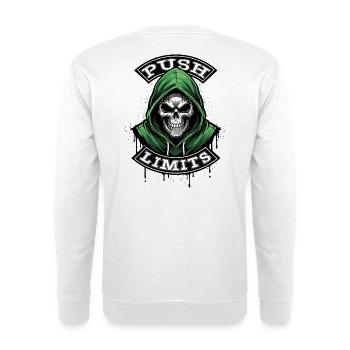 PUSH-LIMITS - Unisex Pullover - Weiß - Hinten