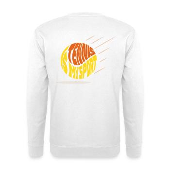 Stylized Sneakers - Unisex Sweatshirt - white - Back