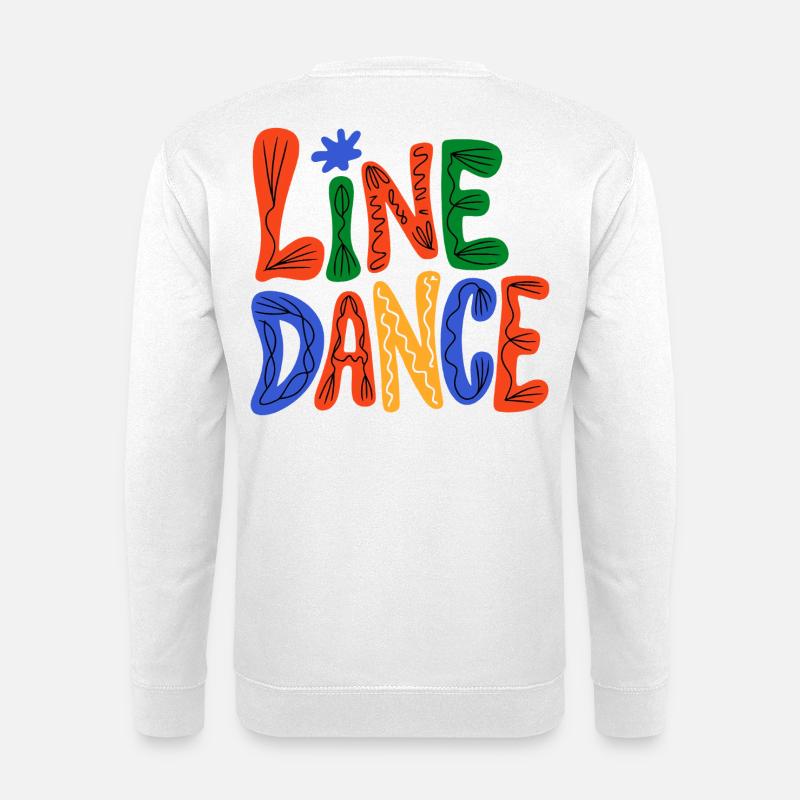 Line Dance Love - Unisex Sweatshirt - white