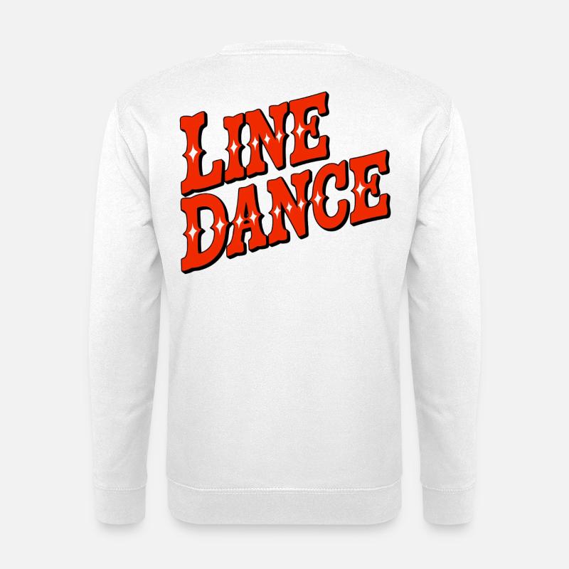 Line Dance Vibes - Unisex Sweatshirt - white