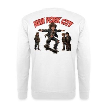 SAUT À NEW YORK - Sweat-shirt Unisexe - blanc - Dos