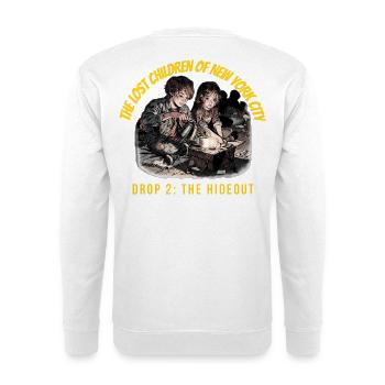 Les Enfants Perdus de New York La planque - Sweat-shirt Unisexe - blanc - Dos