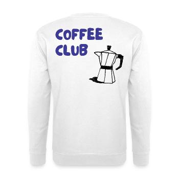 Coffee Club Mocha Illustration - Unisex Sweatshirt - white - Back