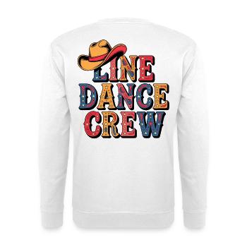 Line Dance Crew - Unisex Sweatshirt - white - Back