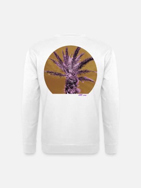 Purple Palm - Unisex Pullover - Weiß