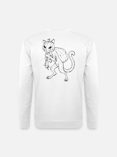 Kabo Neko – Schwarz - Unisex Pullover - Weiß