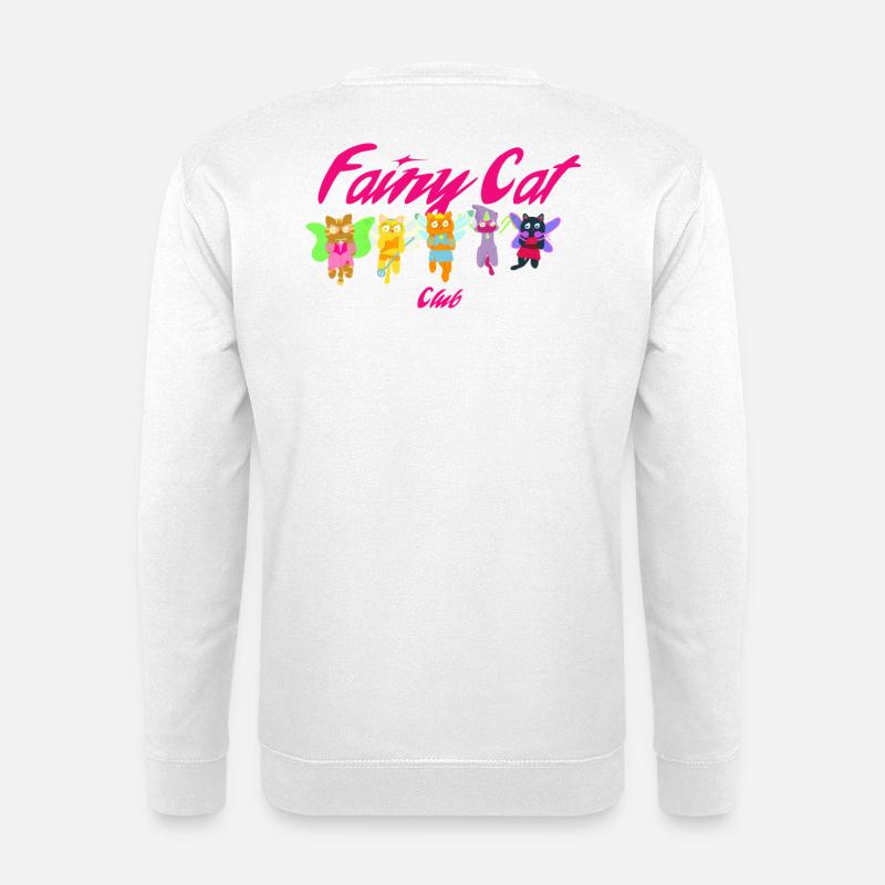Feenkatzen-Club - Unisex Pullover - Weiß