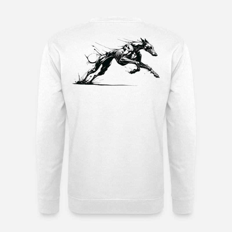 Galgo Ink 01 - Unisex Pullover - Weiß