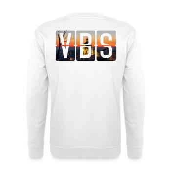Flughafen Brescia VBS - Unisex Pullover - Weiß - Hinten - Michal (187cm)