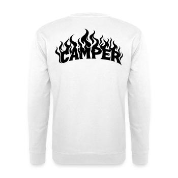 Camper Flames - Sweat-shirt Unisexe - blanc - Dos