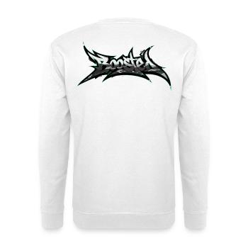 JDM Turbo Boosted Car Tuning Szene - Unisex Pullover - Weiß - Hinten