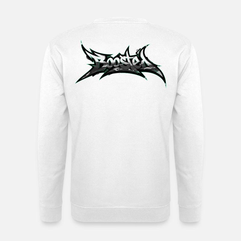 JDM Turbo Boosted Car Tuning Scene - Unisex Sweatshirt - white