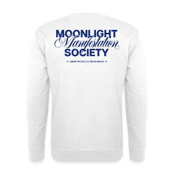Moonlight Manifestation Society - Unisex Sweatshirt - white - Back