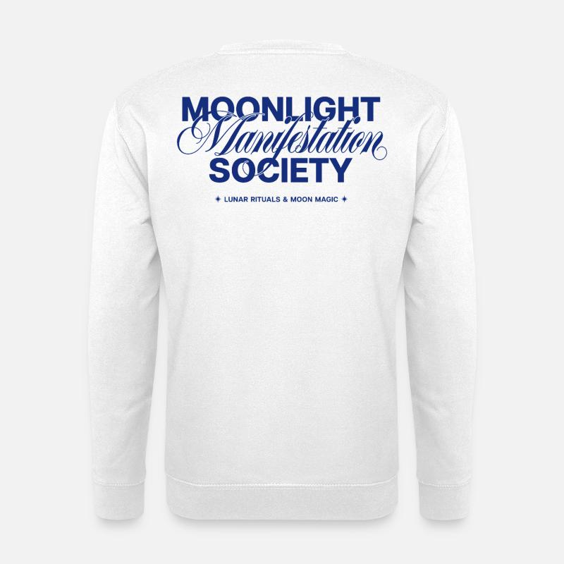 Moonlight Manifestation Society - Unisex Pullover - Weiß