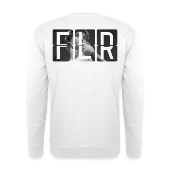 Flughafen Florenz FLR - Unisex Pullover - Weiß - Hinten - Michal (187cm)