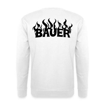 Bauer 2 - Unisex Pullover - Weiß - Hinten