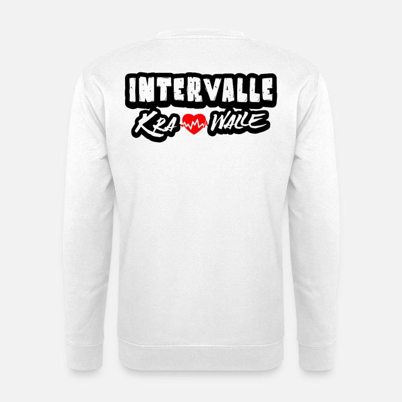 Intervals riots - Unisex Sweatshirt - white