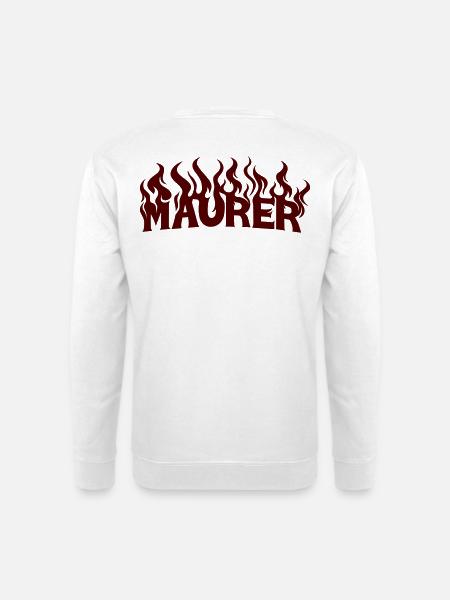 MAURER 2 - Unisex Pullover - Weiß