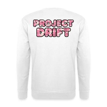 Tuning de voitures Projet Motif Drift Camo Rosa - Sweat-shirt Unisexe - blanc - Dos