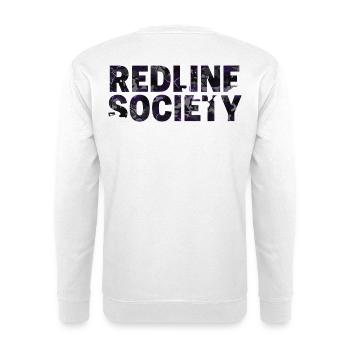 Redline Society Tuning Camo Purple Graffiti Design - Unisex Sweatshirt - white - Back
