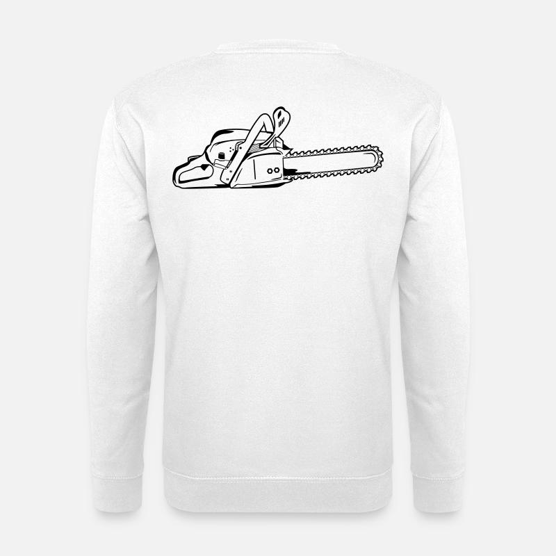Chainsaw - Unisex Sweatshirt - white