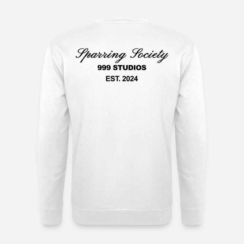 Sparring society White print - Unisex Sweatshirt - white