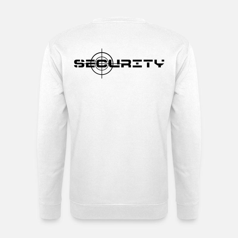 Security, Sicherheitsdienst, Objektschutz - Unisex Pullover - Weiß