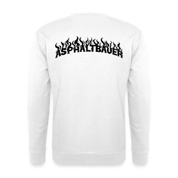 Asphalt Builder - Unisex Sweatshirt - white - Back