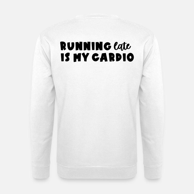 Running late - Unisex Sweatshirt - white