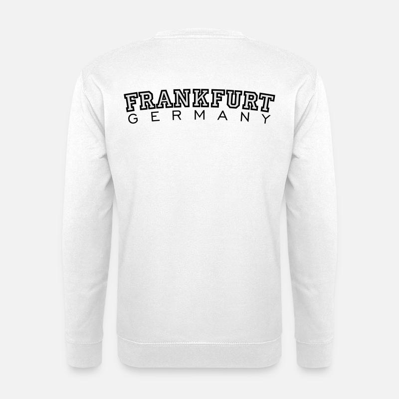 Frankfurt Germany Black&White - Unisex Sweatshirt - white