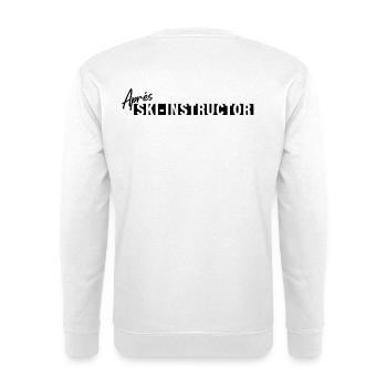 Après Ski Instructor – First Lesson Free - Unisex Pullover - Weiß - Hinten