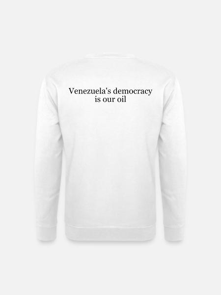 Venezuela oil - Unisex Sweatshirt - white