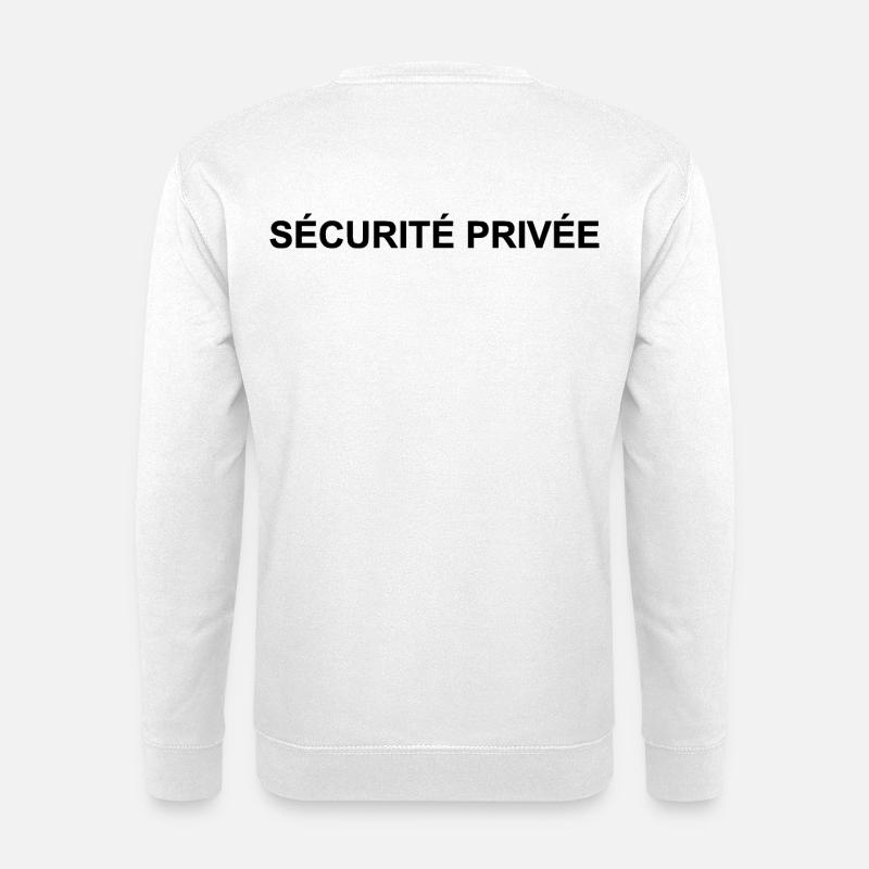 Private Security | Security guard - Unisex Sweatshirt - white