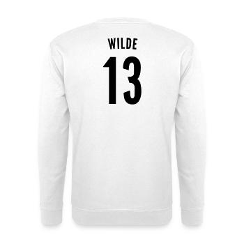 Wilde 13, 2014 Müller, Fußball, Nationalelf - Unisex Pullover - Weiß - Hinten