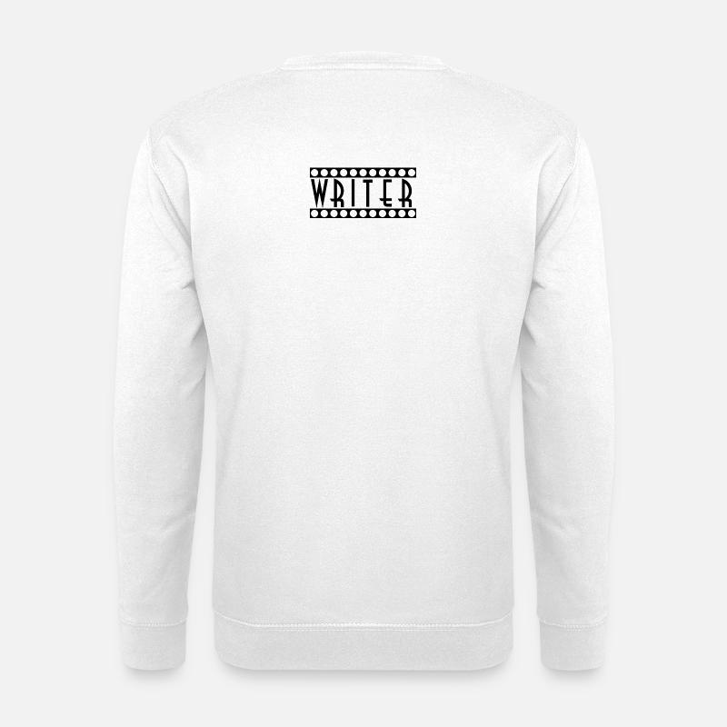Schriftsteller - Unisex Pullover - Weiß