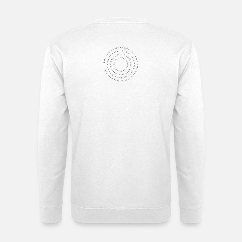 Circle Back - Unisex Sweatshirt - white
